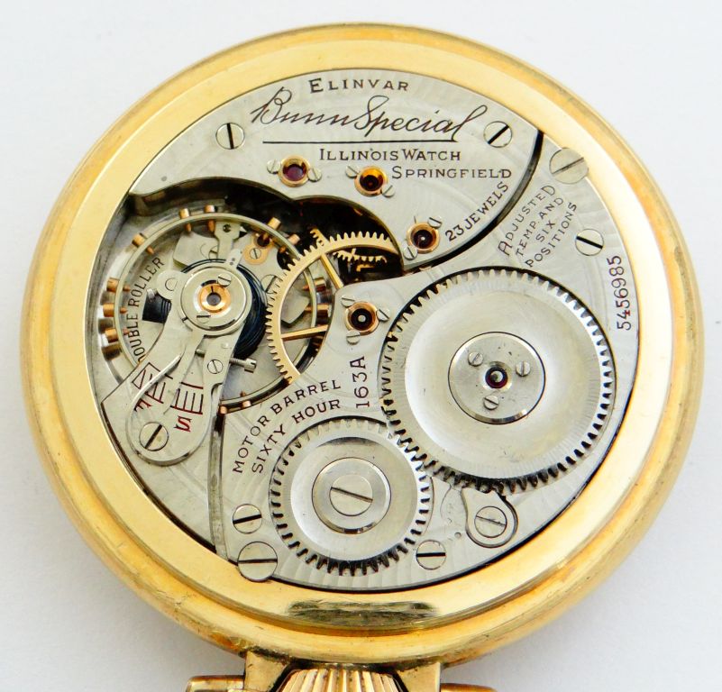 Illinois Watch Co. Grade 163A Pocket Watch image 1