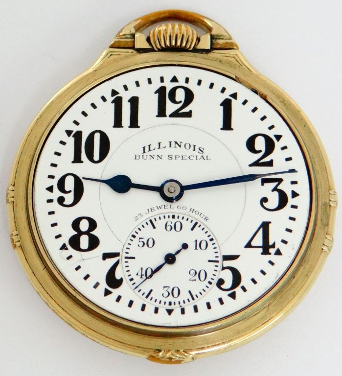 Illinois Watch Co. Grade 163 Bunn Special Pocket Watch image 2