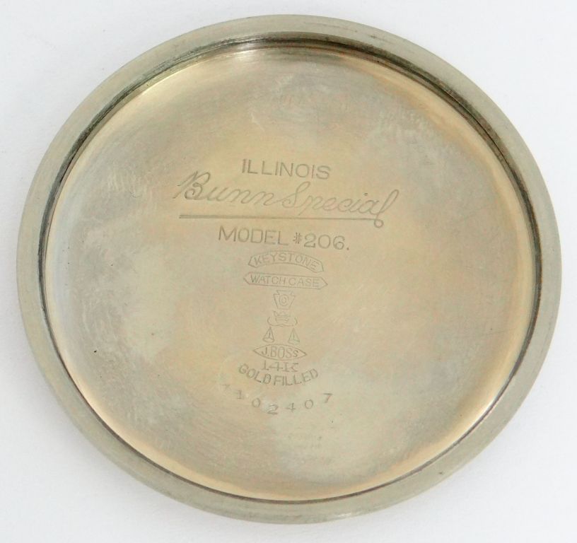 Illinois Watch Co. Grade 163 Bunn Special Pocket Watch image 3