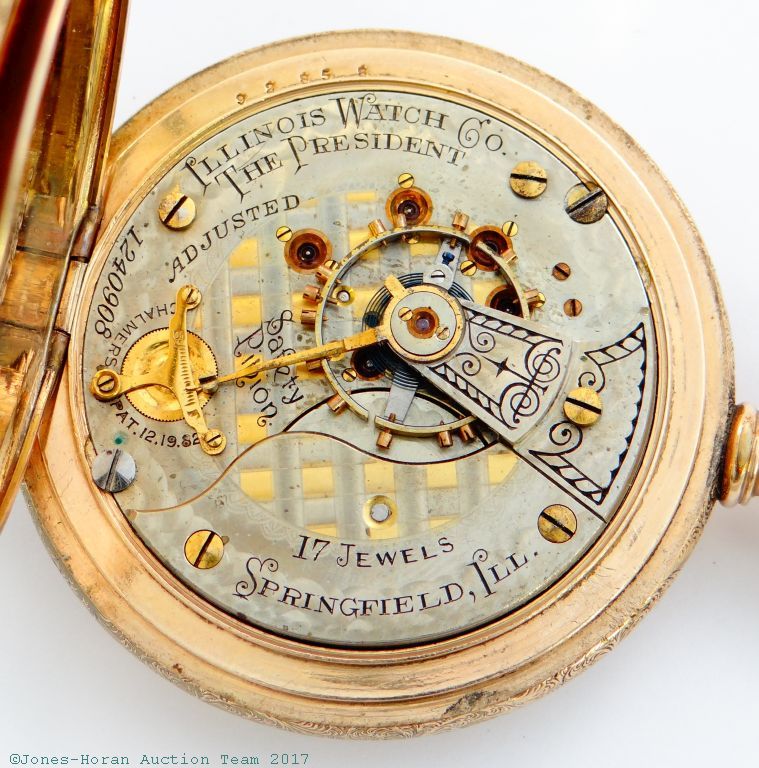Illinois Watch Co. Grade 65 Pocket Watch image 1