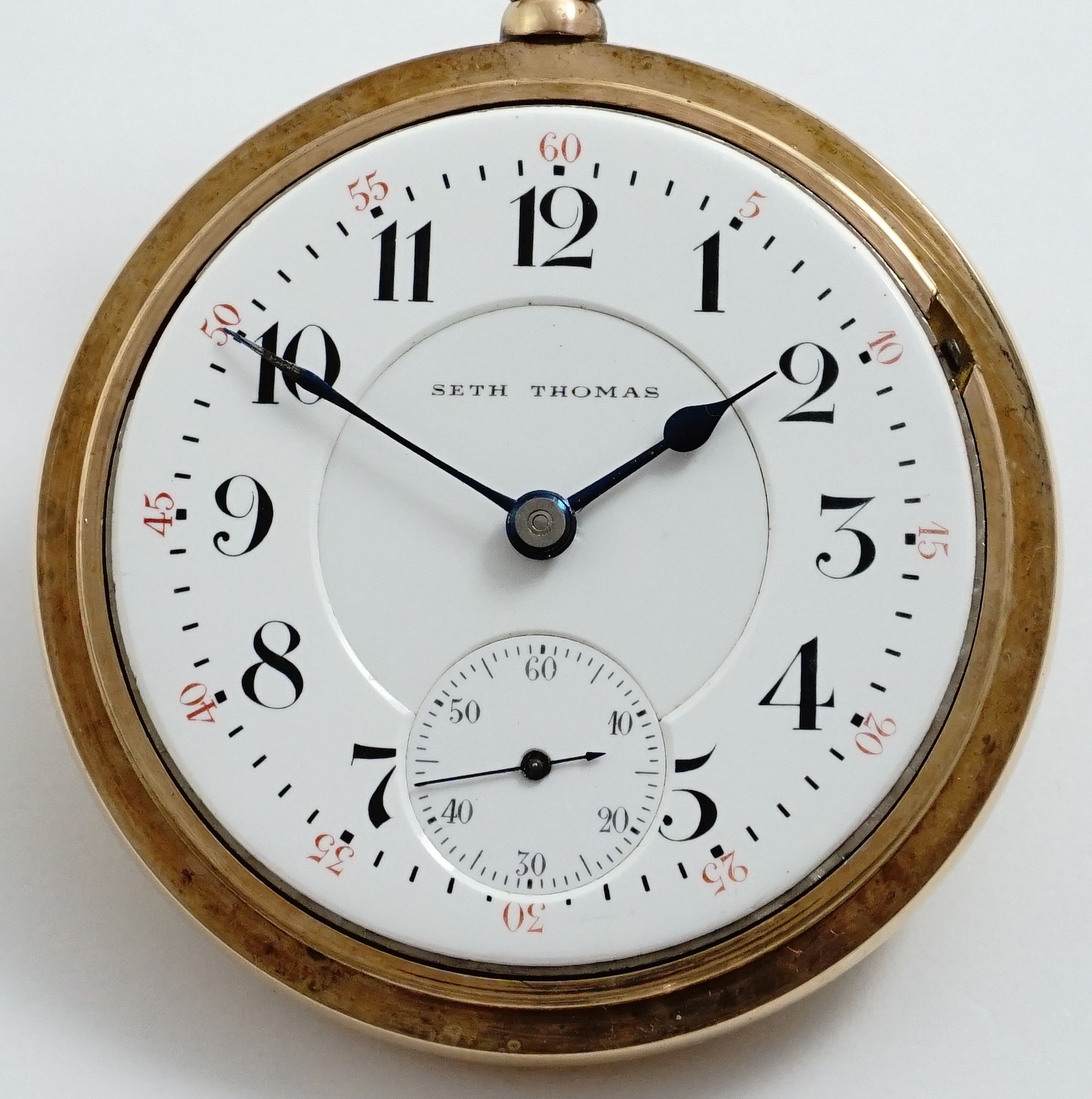 Seth Thomas Watch Co. Grade Maiden Lane Pocket Watch image 2
