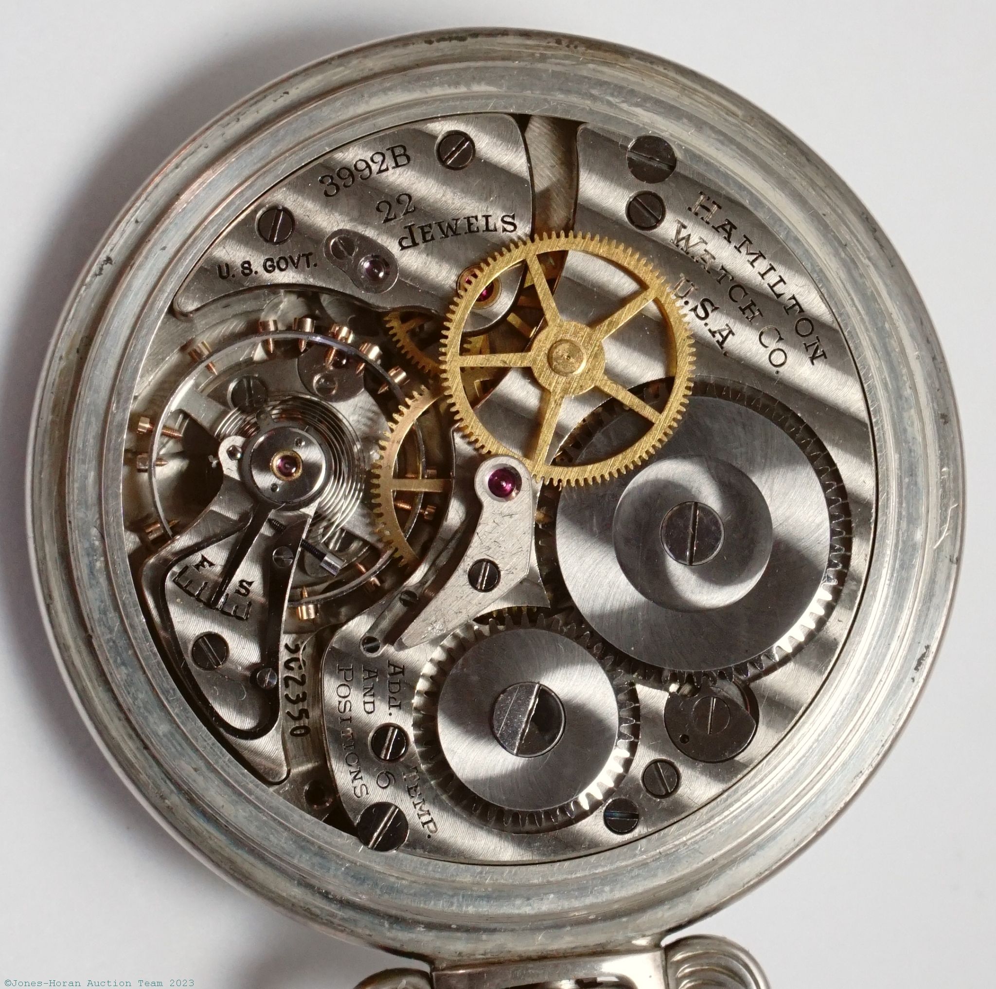 Hamilton Watch Co. Grade 3992B Pocket Watch image 1